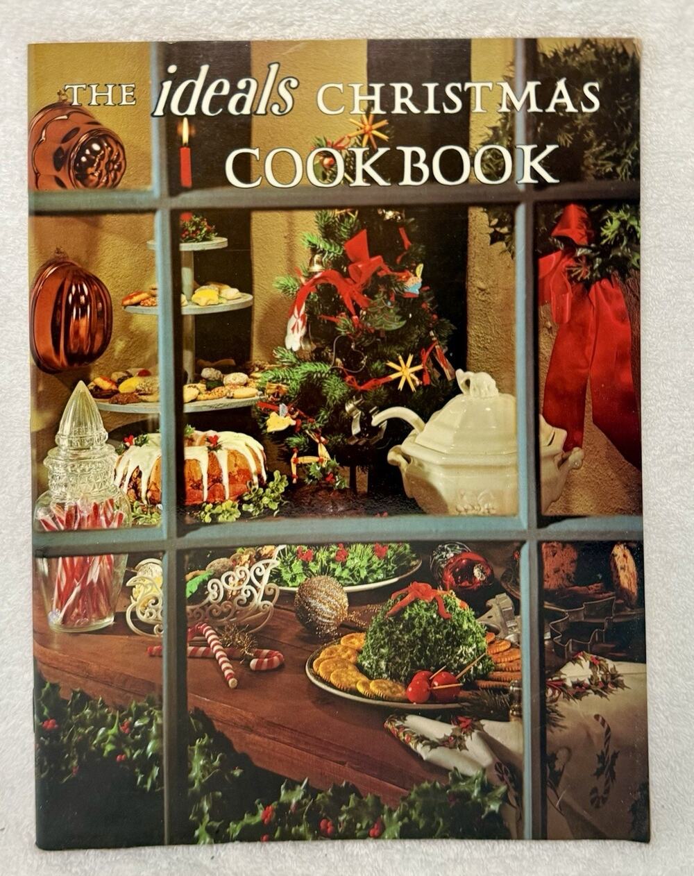Vintage The Ideals Christmas Cookbook Holiday Book Idea Guide Softcover Book